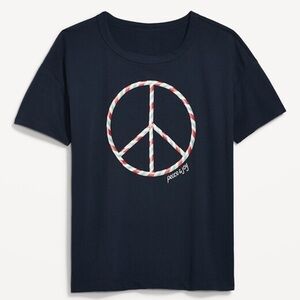 Old Navy Dark Blue Graphic Tee